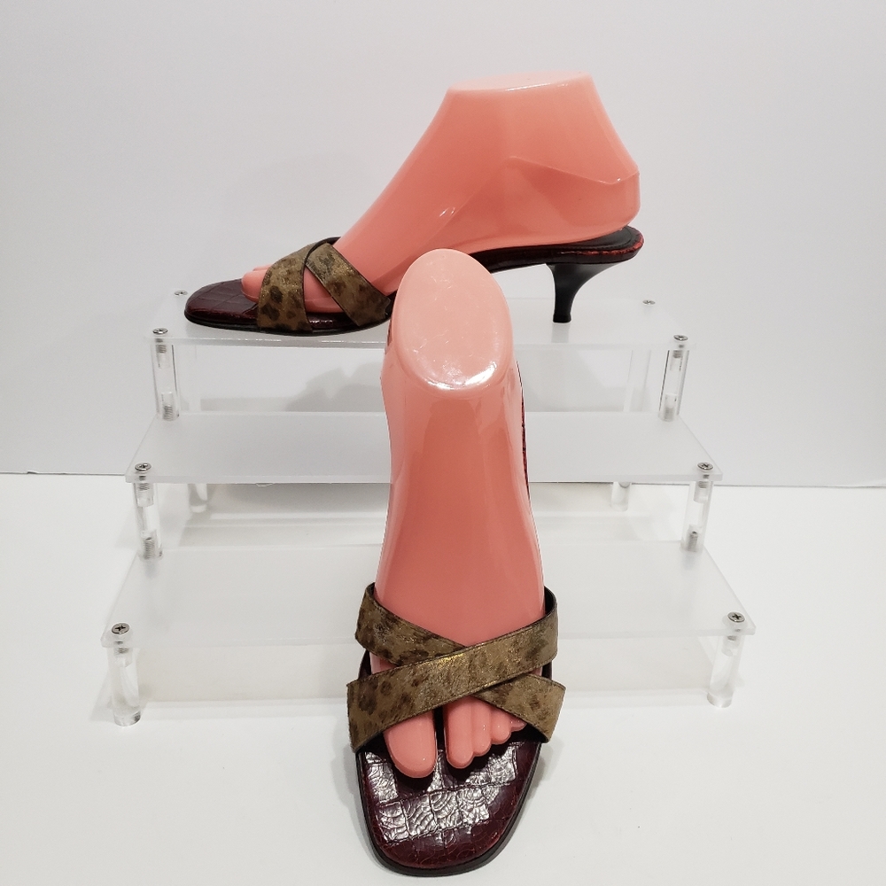 Donald Pliner Couture Animal Print Mule Sandals